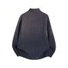 Ralph Loose Casual Men's Stand-Up Collar Knit Sweater – Spring/Autumn 2026 Trendy Couple Style