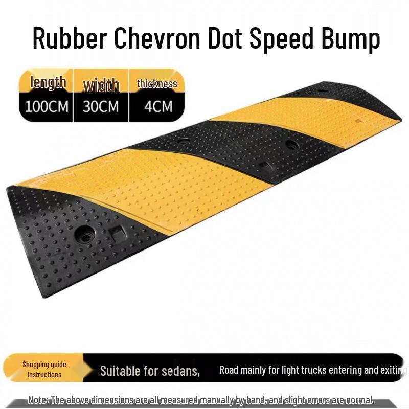 Rubber Speed Bump Cast Iron Ramp Plate