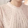 Women's Autumn Patchwork Openwork Elegant Lace Undershirt