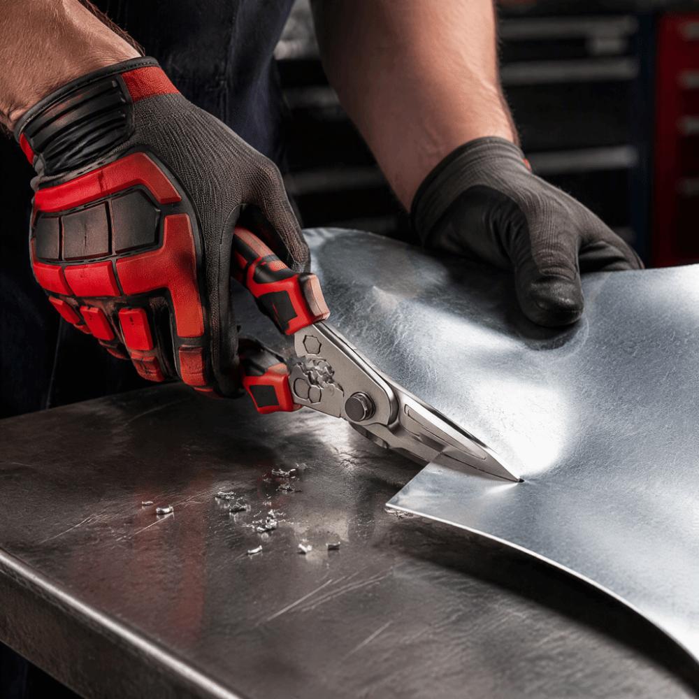 High-Quality Stainless Steel Metal Cutting Shears Heavy-Duty Tin Snips Electrical Maintenance