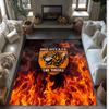 Tappeto in Velluto di Cristallo con Stampa Calcio Hull City, Comodo Assorbente d'Acqua Antiscivolo Tappeto per Pavimento Interno