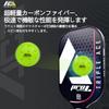 Triple Ace Pickleball Carbonfaser Schwarz Pro L Professionell Offiziell USAPA 215g Carbon Geeignet für Kinder und Anfänger und Enthält Pickleball