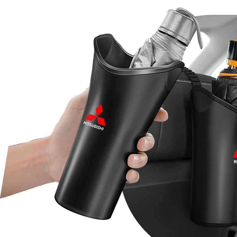 Car Styling Car Storage Box Umbrella Garbage Organizer Bucket For Mitsubishi Mirage G4 KU8