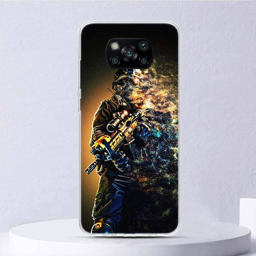 Counter Strike Cs Go Soft Case For Xiaomi Poco X7 X6 X5 X4 X3 Nfc F6 F5 Pro Phone Cover F4 Gt F3 F2 F1 M5S M4 M3 M5 Funda Coque