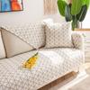Sofa Cushion Cotton and Linen Minimalist Four-season Universal Non-slip Cushion Lazy Home Four-season Fabric Sofa Cover