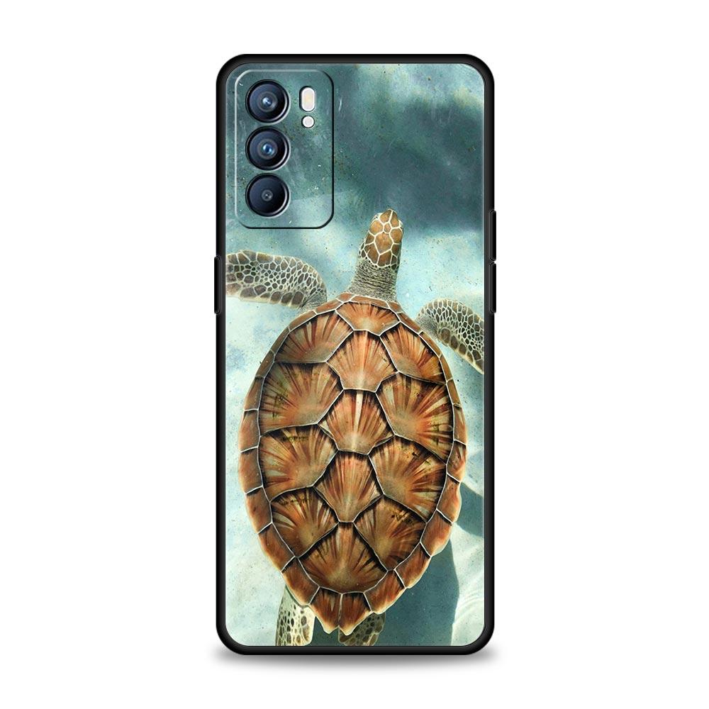 Ocean Animal Dolphin Phone Case For OPPO Find X5 A54 A53 A52 A9 2020 A16 A15 A95 A76 A74 A12 Reno7 SE Reno6 Pro Plus 5G Cover