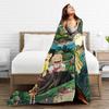 Totoro Blankets  Soft Fluffy Plush Bedding Throws For Couch Bed Travel Flannel Bedspread Bed Cover