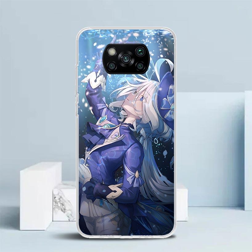 

Genshin Impact Furina Soft Cover for Xiaomi Poco F7 Ultra X7 X6 X5 Pro M7 Phone Case Redmi 15 15C 13 13C 12 12C 10 10C Print She Redmi 10