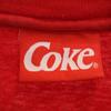 Coke 90s Made In USA Old Short Sleeve T-shirt L Red Single Stitch Men's Used