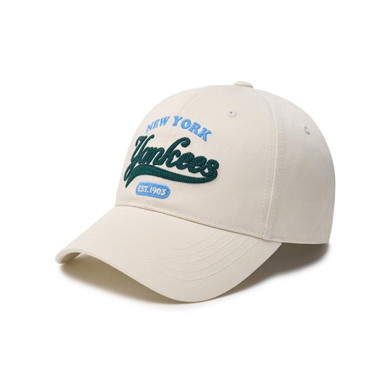 

MLB Polyester, Cotton Baseball Caps Unisex Cream Fashion 3ACPVL24N F вершковий