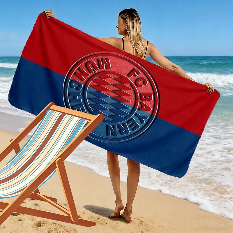 Bayern Monaco Glory telo da spiaggia Telo da spiaggia per foto vacanza Campeggio all'aperto Asciugamano per piscina all'aperto Asciugamano da bagno ad asciugatura rapida nuotare nuotare