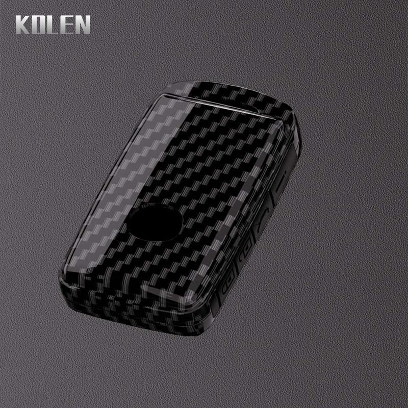 

Abs Carbon Fiber Car Key Case Cover For Mazda 3 Alexa Cx30 Cx-4 Cx5 Cx-5 Cx8 Cx-8 Cx-30 Cx9 Cx-9 Protected Shell Fob Accessories