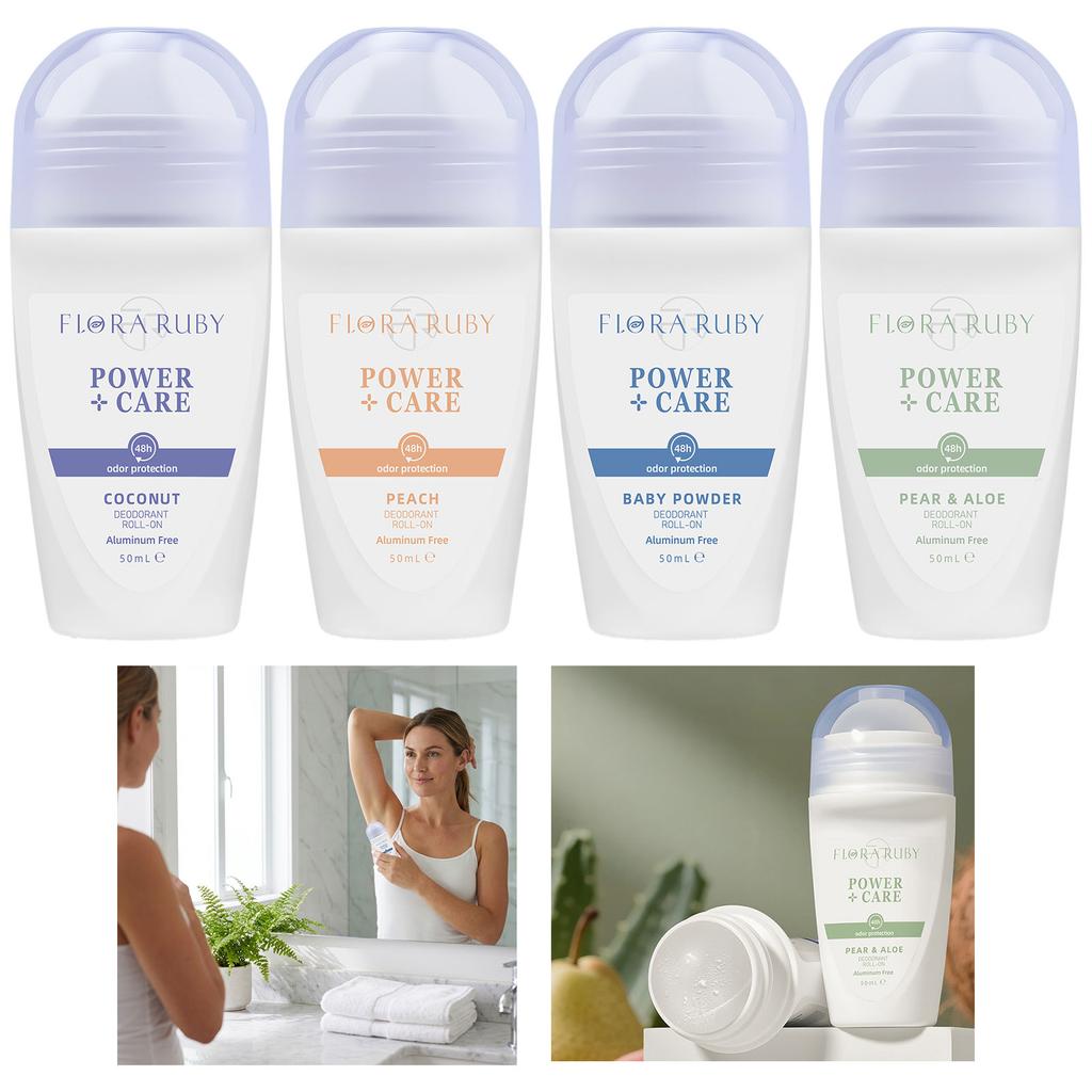 Antiperspirant Deodorant Roll-On 50ml Long-Lasting Dryness with Scent for Sensitive Skin