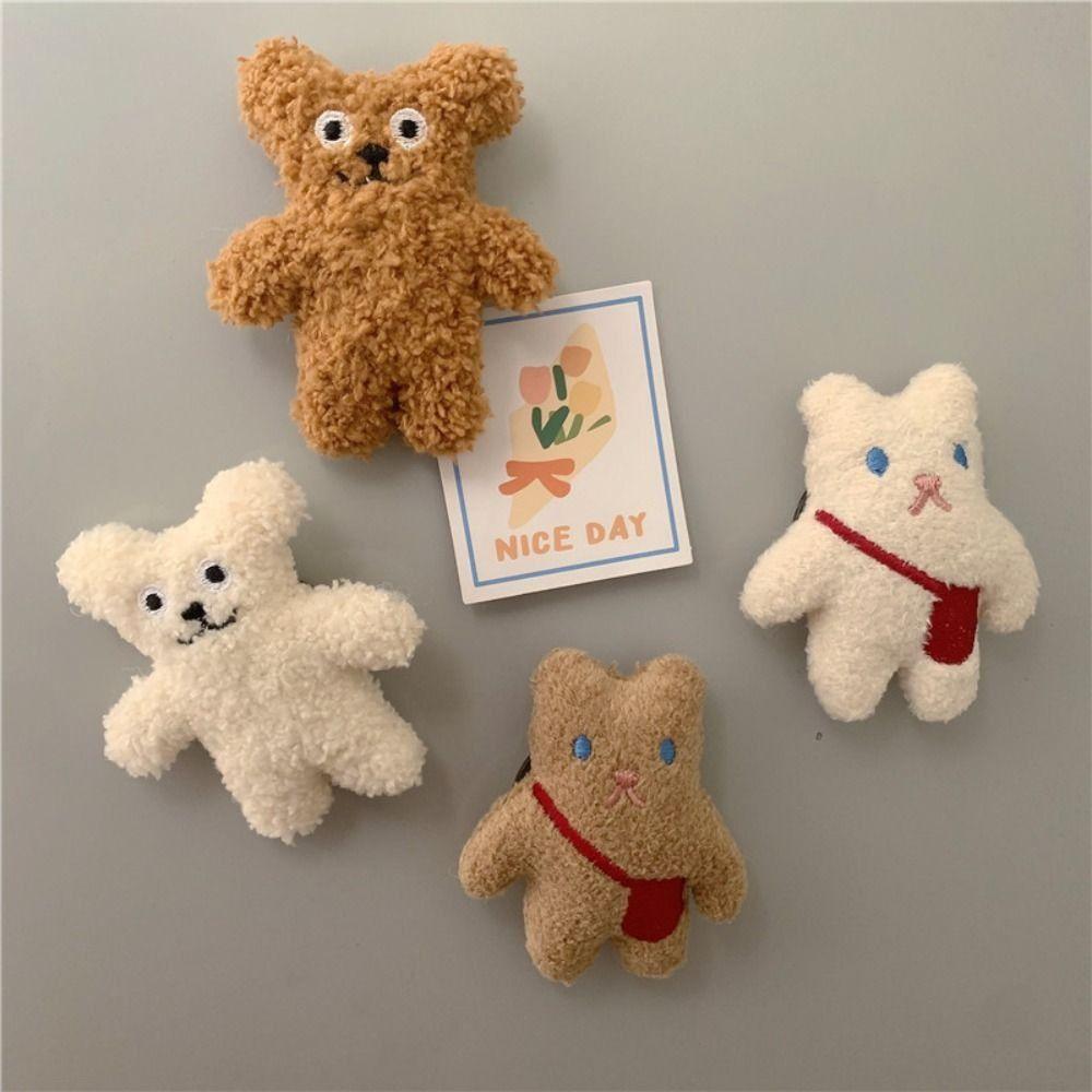 

Плюшевая кукла Медведь Наклейка на холодильник Мультяшный Медведь Плюшевые игрушки Креативный 3D Медведь Холодильник Магнитная вечеринка