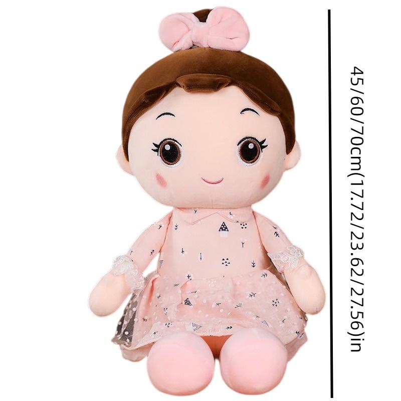 Plush Girl Doll With Cotton Filling For Kids Play And Collection