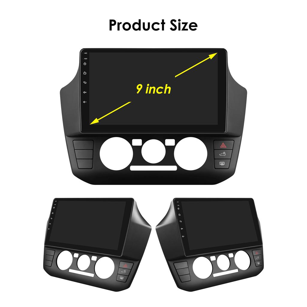 OSSURET 2Din Car Intelligent Systems Android 13 Car Radio for Volkswagen UP Manual A/C Multimedia Player Autoradio Carplay 4G RDS Carplay Bluetooth