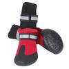 4pcs Pet Dog Shoes Reflective Waterproof Dog Boots Pets Booties Anti-Slip Socks Footwear For Medium Large Dog