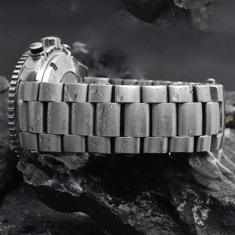 18mm20mm22mm Quality 316L Silver Stainless Steel Watch Bands Strap Accessories For Omega Seamaster Speedmaster Planet Ocean Belt
