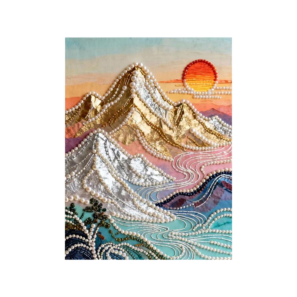 Pearl Painting Handmade Cartoon Decorative Paintings
