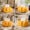 Vinyl Paper Storage Box Desktop Ornament Napkin Holder Croissant Tissue Box  Coffee Table