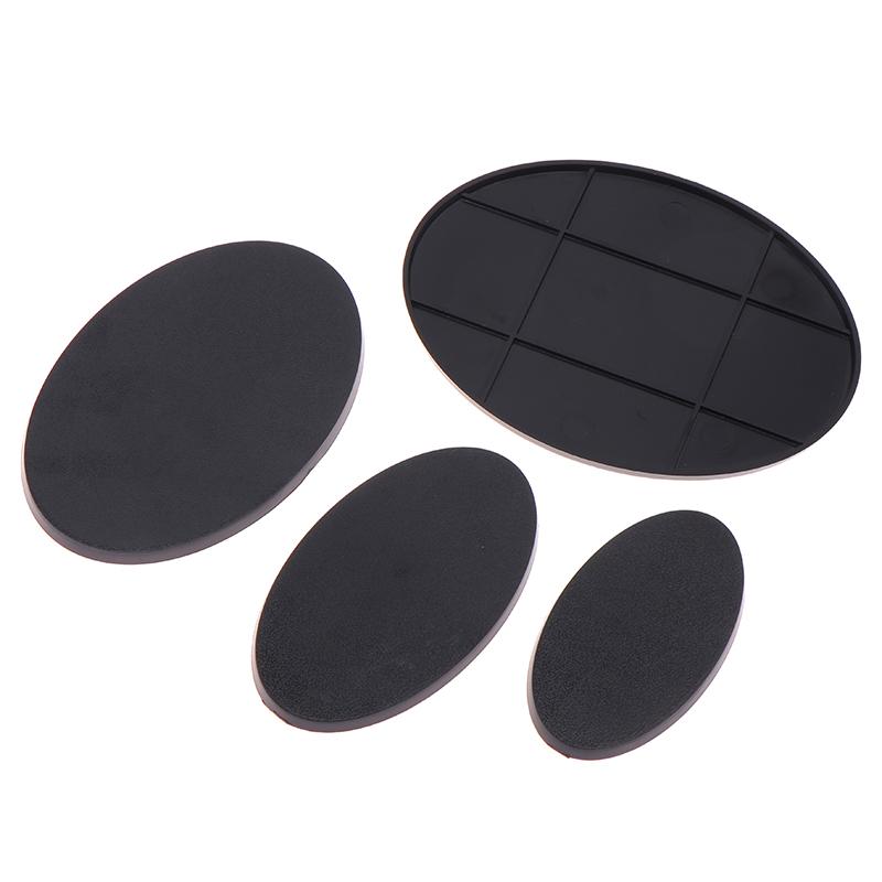 120X92Mm/90X52Mm/75X42Mm Oval Tabanlar Model Plastik Tabanlar Minyatür Masa Oyunları İçin Masa Oyunu Tabanı Modelleme Model Seti Diorama