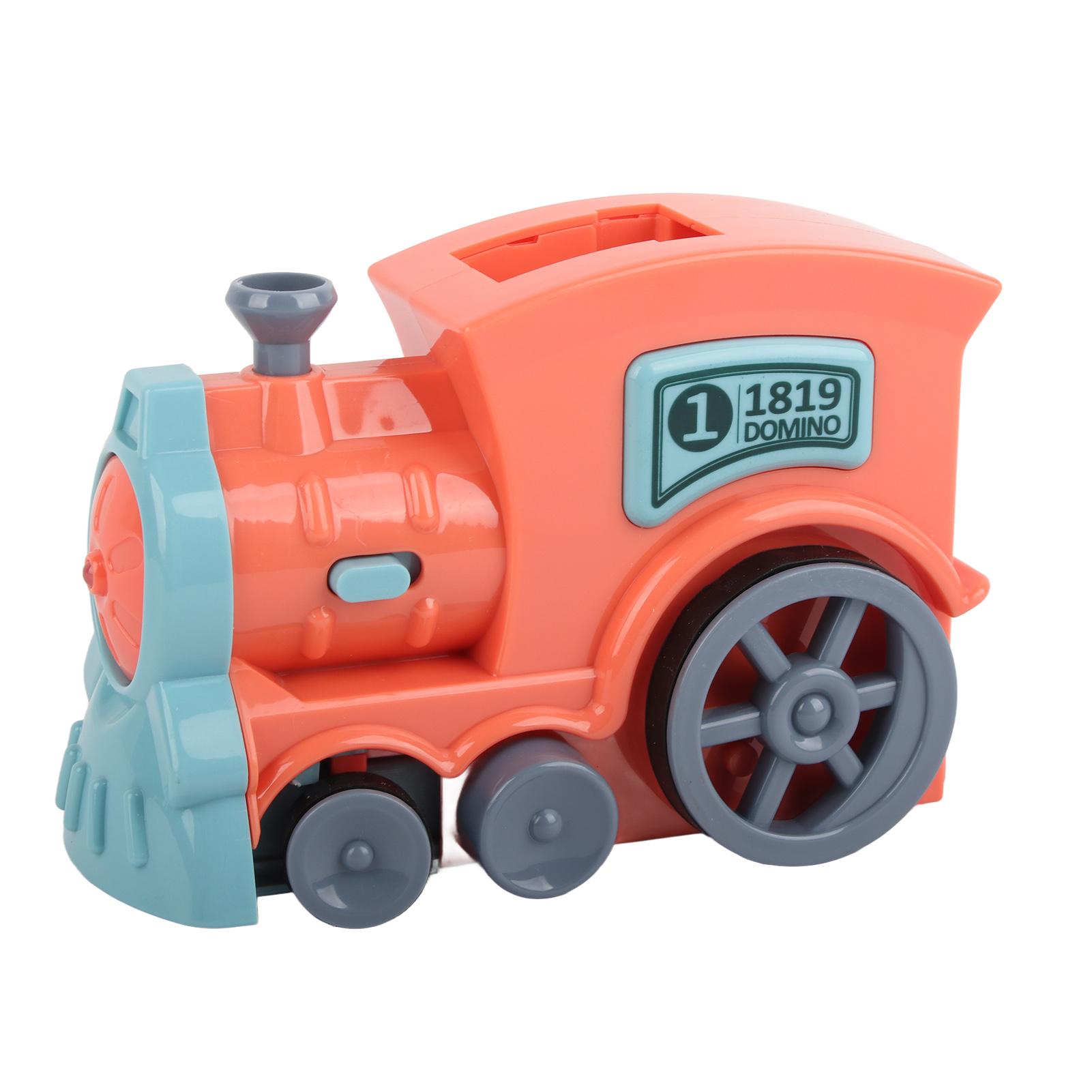 

60 шт. набор блоков домино поезд автоматическая укладка электропоезд игрушка для мальчиков девочек подарки