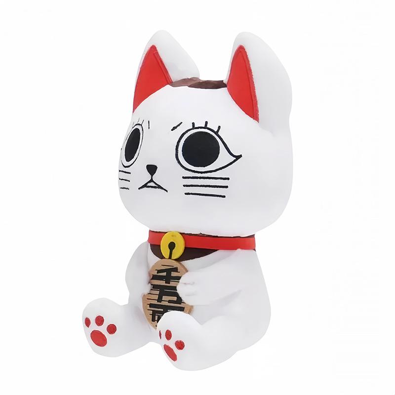 Anime Dandadan Ken Takakura Momo Ayase Cosplay Doll Stuffed Cute Lucky Cat Doll Plush Toy Children Festival Gift Room Decoration
