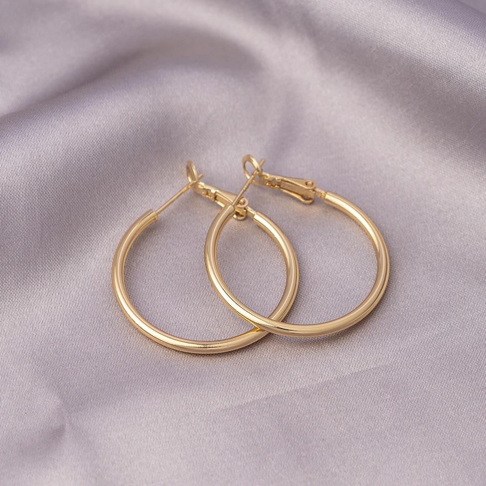 S925 Silbernadel Quadratische Creolen & Große Kreisohrringe: Nischendesign, Leichter Luxus, Hochwertiger Schmuck