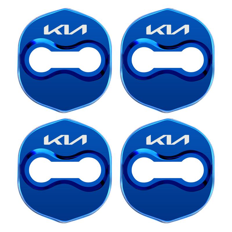 BBEF9 4pcs Car Styling Auto Protect Door Lock Cover Stickers Accessories Case For Kia Rio Sportage Cerato Soul Sorento Picanto
