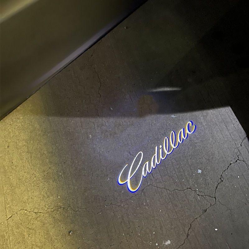 LED Lamp Shadow Projector for Cadillac Car LED Car Logo Lamp Door Shadow Light SRX XT4 XT5 XT6 ATS XTS CTS CT6 Car Accessories