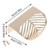 Leaf Shape Furniture Cupboard Cabinet Wardrobe Drawer Pull Knob Brass Handle