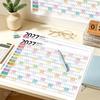 2027 Full Year Wall Calendar Blank Writing Blocks Daily Planning Scheduling Memorandum