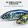 3D Inkjet Printing S-shaped Iron Plate Bait Luminous Long-range Bionic Bait Deep-sea Boat Fishing Bait