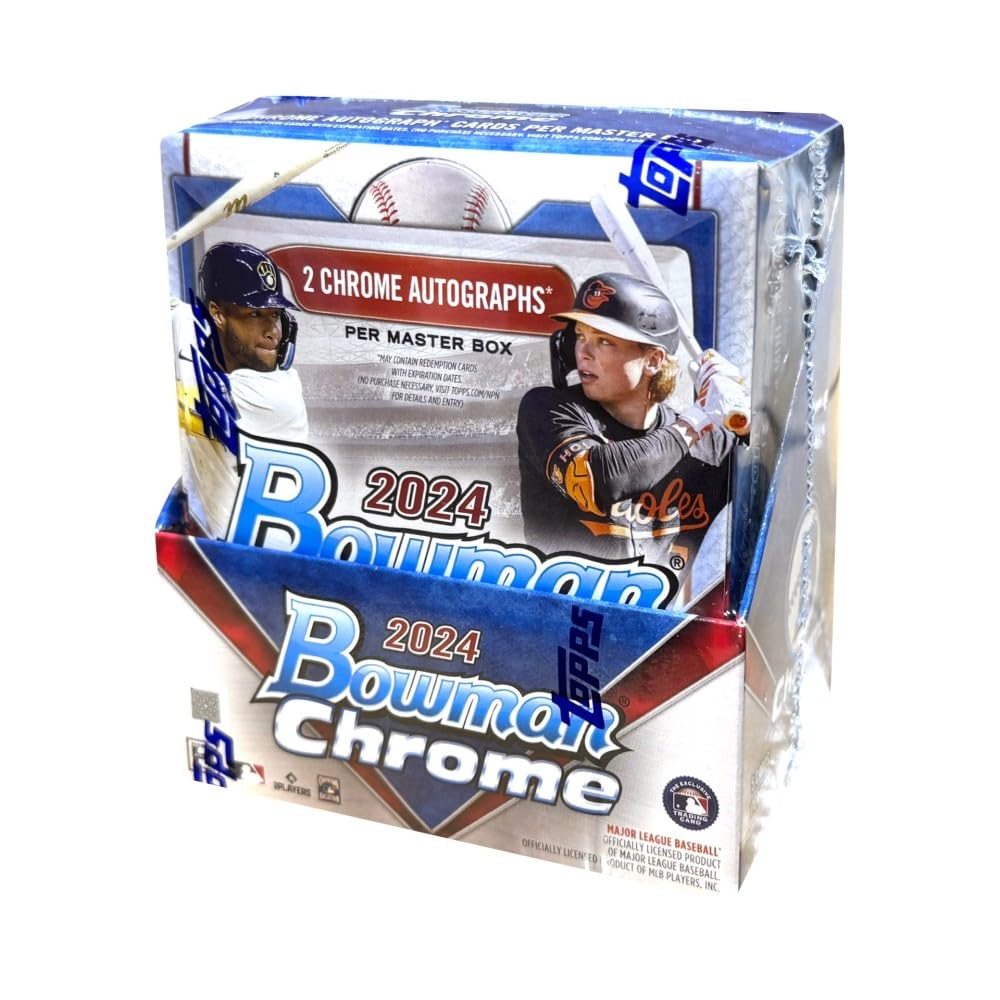 

2024 Bowman Chrome Baseball HOBBY Chrome Baseball Hobby - белый