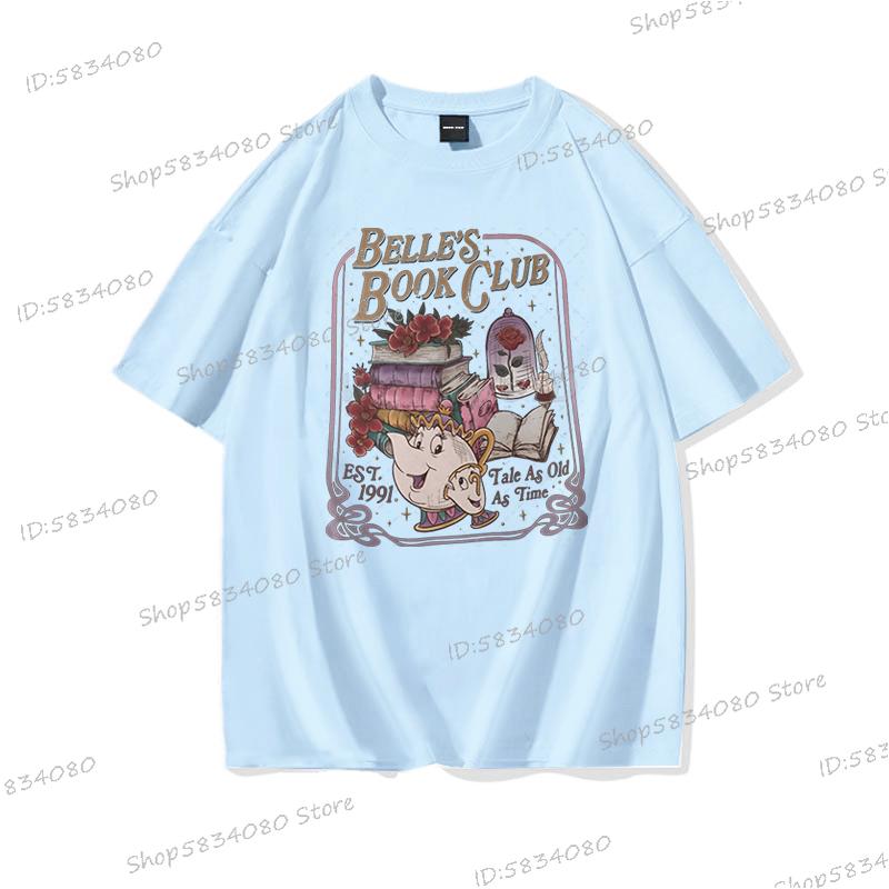 Book Club Graphic Shirts Women Fashion Casual Tops Book Lover Gift Girls Clothing Book Cafe Shirt Comfort Colors Soft Cotton Tee