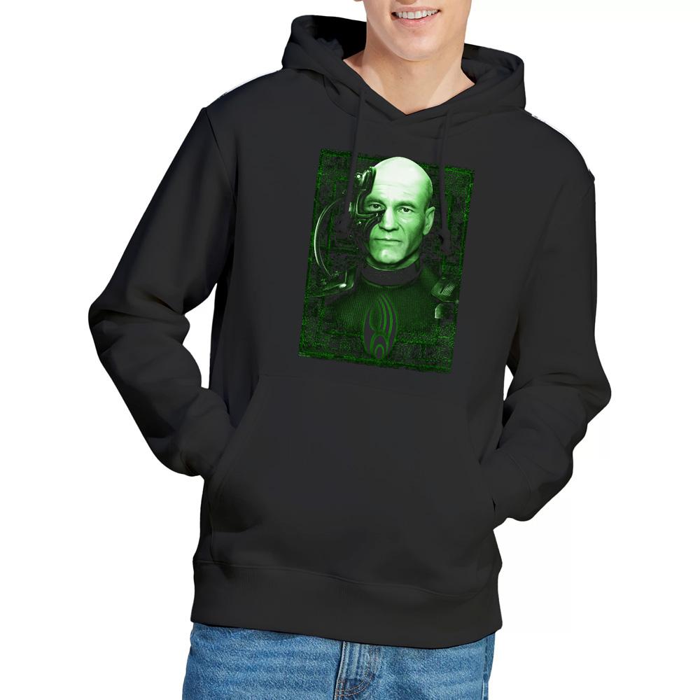 Star Trek Mens Locutus of Borg Hoodie
