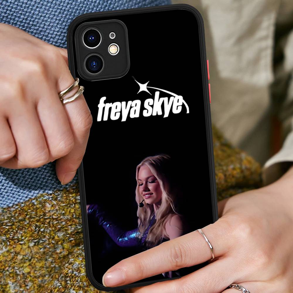F-Freya S-Skye Singer Phone Case For IPhone 16 15 14 11 12 13 Pro Max Plus 12 XS Max Back Cover Matte Case