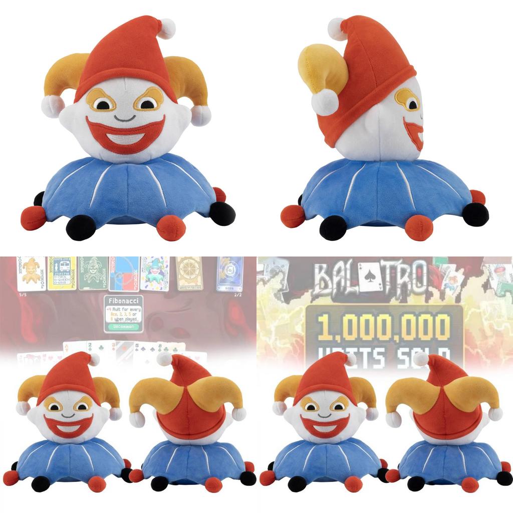 Charming Balatro Jimbo Plush Premium Blue Clown Plush Doll For Cozy Comfort