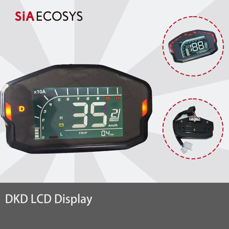 SiAECOSYS Electric Scooter DKD Speedometer Display LCD with LIN/CAN-BUS Optional Communication For Electric Motorcycle