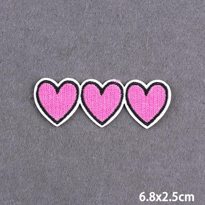 Purple Style Iron On Patch Thermoadhesive Patches For Clothes Anger Baby Girl Embroidery Patch For Hat/T-Shirt Fusible Sewing