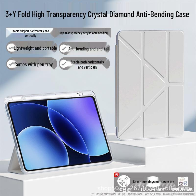 Etui do Xiaomi Pad 8 Pro z miejscem na rysik dla 7 Pro/6/6S Pro 12,4 cala - Ochrona przed zginaniem i upadkiem
