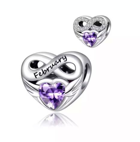 Brand New Copper Metal 12 Month Colorful Birthday Stone Charm Bead Component Bead Components Compatible With European Bracelet High Quality Fine