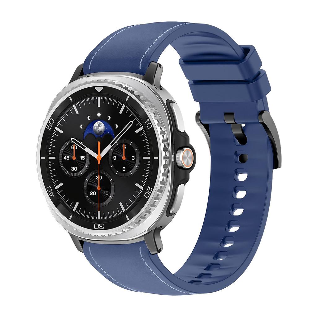 Compatible Leather & Silicone Strap for Samsung Galaxy Watch 8/8 Classic