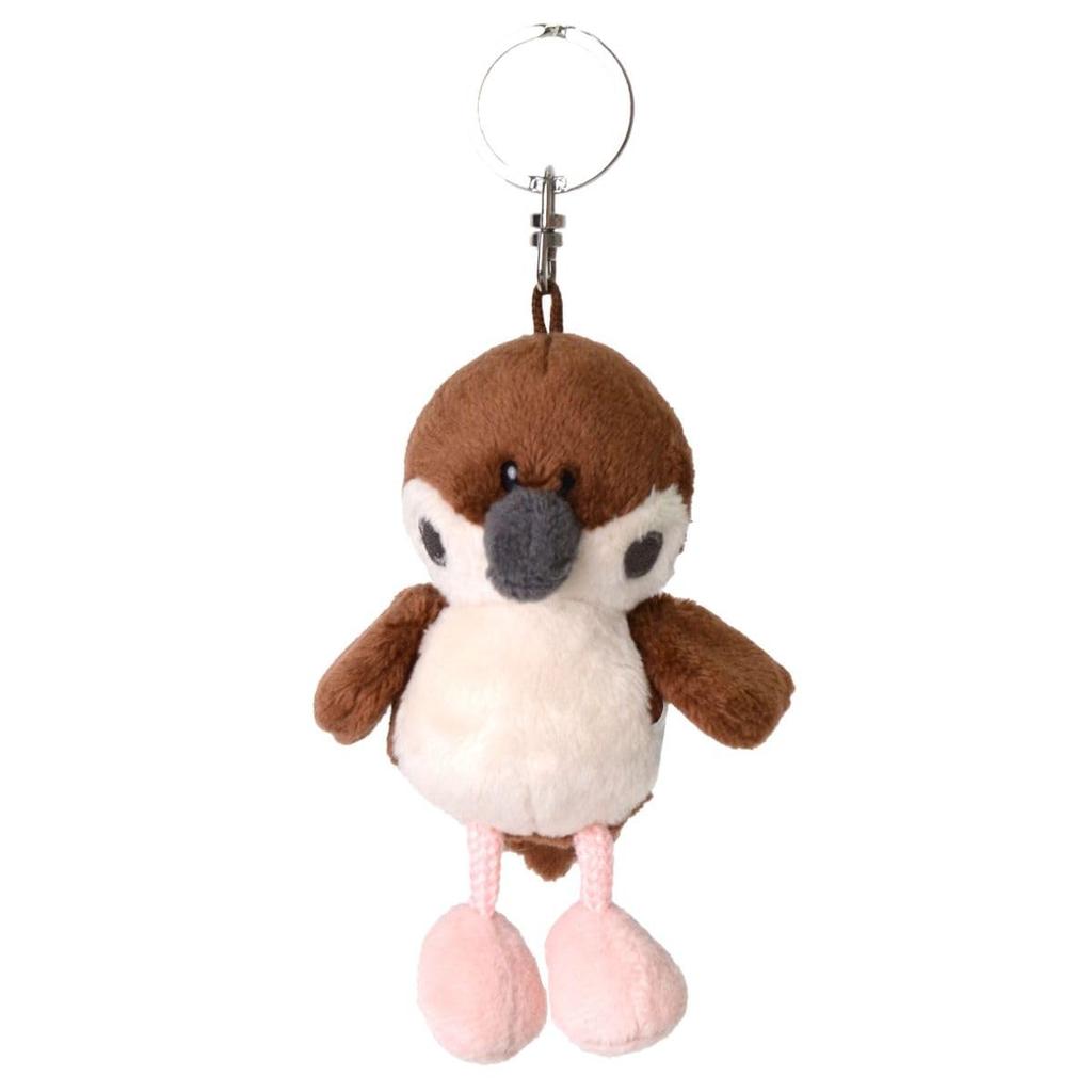 Niki Key Chain, Sparrow, 3.9 inches (10 cm), Bird, Kids, Brown, W3.1 x D2.0