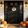 Forniture per Festa del Ringraziamento Segno di Benvenuto in Legno a Forma di Zucca per Porta d'Ingresso, Ciondolo Appeso Rustico del Raccolto Autunnale con Decorazione Murale Autunnale in Stile Fattoria 3D Goffrato
