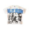 26 Cross-border foreign trade VALL Meichao high street retro washing water old direct injection hot diamond short sleeve pullover men's and women's 