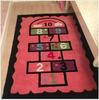 Nordic Tie-Dye Non-Slip Plush Carpet for Living Room & Bedroom - Children's Sofa Rug