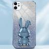 For iPhone 12 mini Glitter Powder Case Pull-out Kickstand Smart Phone Cover