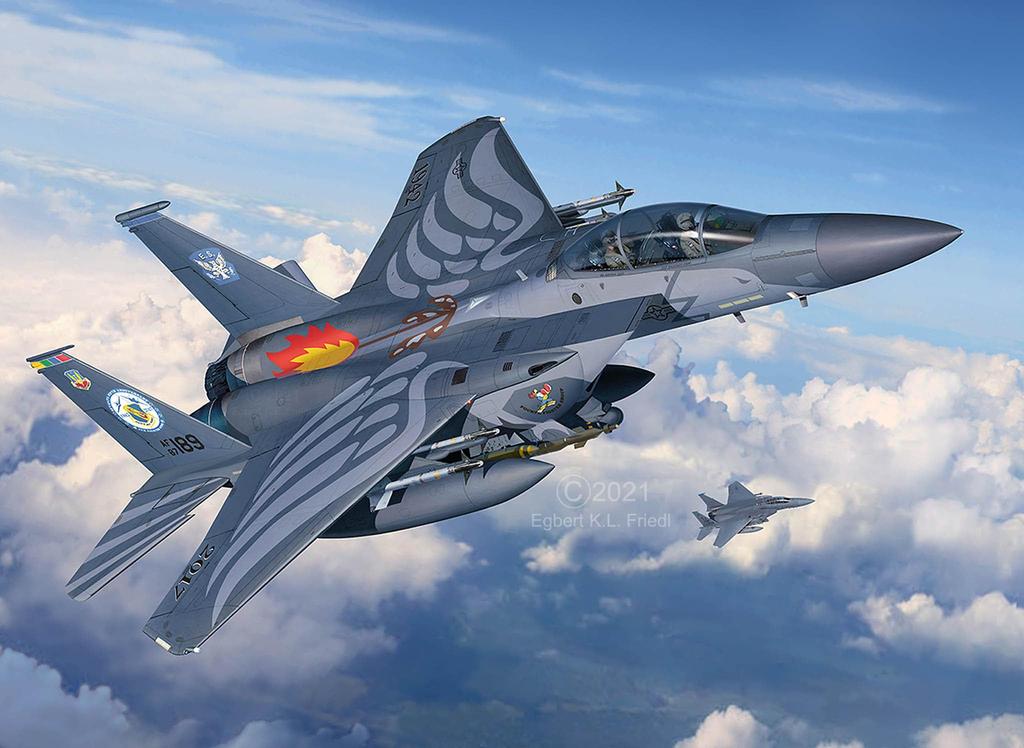 German Revell Scale US Air Force Strike Eagle Plastic Model Kit 03841 1/72 F-15E