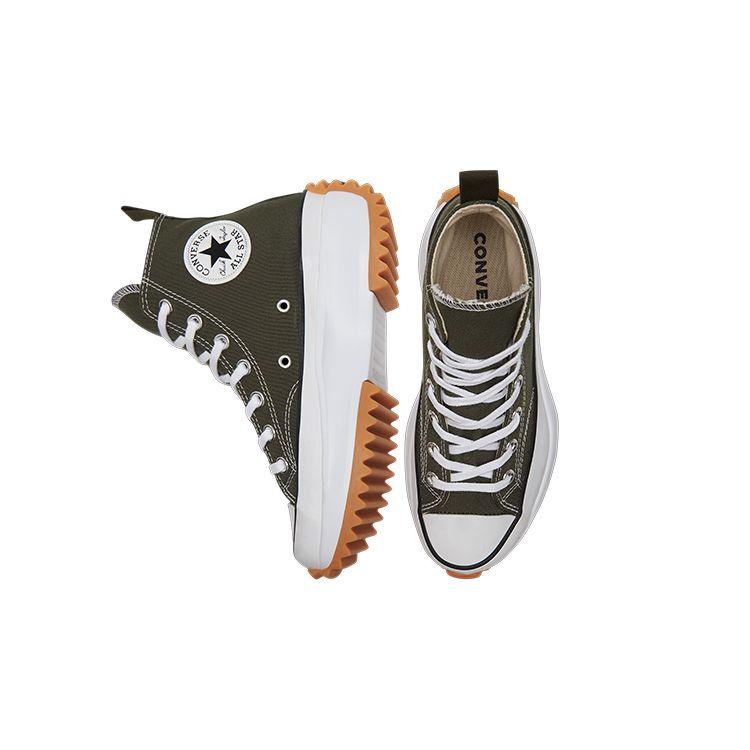 Converse Run Star Hike High Cargo Khaki Unisex Sneakers Green White 171667C